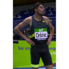 Saúl Ordóñez, baza en los 800 metros. DL