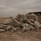 Restos de Nimrud tras el ataque de Estado Islámico.