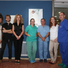 El equipo de investigadores de la Universidad de León y de la Clínica San Francisco.