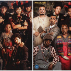 Los 'niños perdidos' de 'Hook', hace 25 años (izquierda) y ahora.