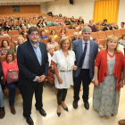 El rector García Marín clausuró en Ponferrada el curso de la Universidad de la Experiencia. L. DE LA MATA