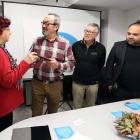 Julio Álvarez recoge el premio de Ecobierzo. ANA F. BARREDO