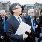 Puigdemont, el pasado 22 de enero, tras participar en un acto académico en la Universidad de Copenhague.
