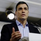 El secretario general del PSOE, Pedro Sánchez.