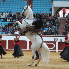 La fusión de los caballos con las bailarinas fue uno de los espectáculos más vistosos.