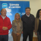 Eduardo Fernández, Carrasco, Raúl Valcárcel y Silvia Franco.