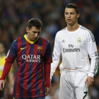 Messi y Cristiano Ronaldo, en uno de los clásicos de la pasada temporada.