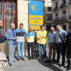 Alguno de los participantes en el encuentro organizado por Correos en Villafranca del Bierzo. L. DE LA MATA