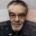 Fernando Arrabal, durante la presentación en el Círculo de Bellas Artes de su «Teatro completo