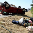 Accidente ocurrido este domingo en Artesa de Segre, donde falleció una persona