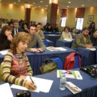 Algunos de los participantes, ayer, en las sesiones del Ponferrada Plaza