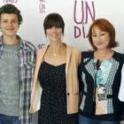 Los actores de ‘15 años y un día’, Belén López, Aarón Piper, Maribel Verdú y Tito Valverde, con Gracia Querejeta.