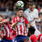 La defensa y la portería del Atlético frustraron el ataque del Real Madrid. RODRIGO JIMÉNEZ