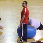 El equipo leonés trabajará hoy por la tarde para reencontrarse con la pista del Palacio de Deportes.