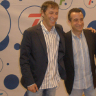 Paco González con J.J. Santos, que retransmitirán la Eurocopa para Telecinco.