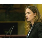 Susana Sumelzo durante una intervención en el Congreso.