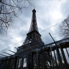 Vista de la torre Eiffel del pasado 31 de marzo.