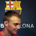 El portero Jasper Cillessen ya es del Barcelona. A. GARCÍA