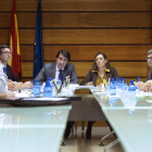 Suárez-Quiñones y Milagros Marcos, ayer, en el Consejo Agrario.