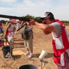 Un participante del Trofeo Memorial José Manuel Vecino en Pozuelo del páramo.