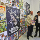Aníbal Merayo y Samuel Folgueral en la presentación de los actos de la Encina 2014.