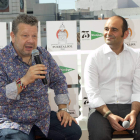 Chicote y Jorge Olmedo en la inauguración de PuertaSol. DL