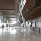 Imagen del interior del aeropuerto de La Virgen del Camino.