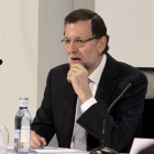 Mariano Rajoy, ayer, en la Asamblea Anual del Instituto de Empresa Familiar.