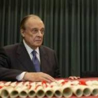 Fernández Campo, durante su intervención en el centro escolar
