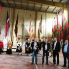 El alcalde de Matallana, Efrén Aldeano, inauguró la muestra.