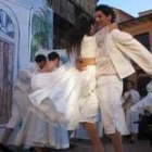 Un momento de la representación tetral de Teatro Rodante
