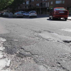 Aspecto que presenta una de las calles de Ponferrada sobre la que se actuará.