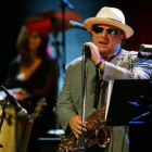 Van Morrison, durante su actuación en el Liceu, en Barcelona, en el 2005.