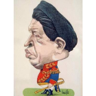 Hugo Chávez, visto por el ecuatoriano Francisco Cajas.
