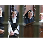 Monjas de la orden cisterciense de San Miguel, ayer.