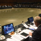 Reunion del Ecofin en Bruselas.