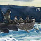 Ilustración de Agustín Comotto de La conquista de los Polos