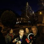 Emilio Gutiérrez informó sobre la situación económica en el encendido de las luces de Navidad.