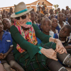 Madonna, en noviembre del 2014, en Malaui.