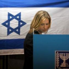 La ministra de Asuntos Exteriores israelí y virtual ganadora de las elecciones, Tzipi Livni