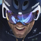 Valverde, en acción durante la contrarreloj de la 13º etapa del Tour