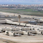 Vista general del aeropuerto de Son San Joan.