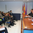 El consejero de Presidencia, José Antonio de Santiago-Juárez, ayer, en Palencia.