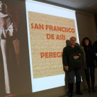 Tomás Álvarez, Carmen Pugliese y Enrique Ramos, al inicio de las jornadas Maite Almanza.