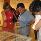 Los congresistas vieron la muestra de ‘El Señor de Bembibre.