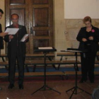 Un momento de la entrega de premios del festival coral