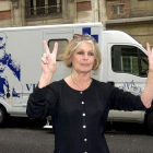 Brigitte Bardot, en una imagen del 2002, ejerciendo de activista por los derechos de los animanles en París.