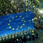 Celebración en Bruselas de la ampliación de la UE a 25 países