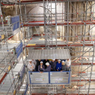 Aspecto interior de la estructura de rehabilitación. EFE