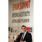 Mariano Rajoy durante su participación en el foro.